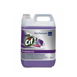 Płyn do dezynfekcji powierzchni w kuchni  Cif 2 in 1 Cleaner Disinfectant 5L