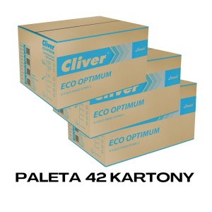 Paleta 42 kartony - Ręcznik składany ekologiczny LAMIX V Cliver Eco Optimum 4000 szary 2462