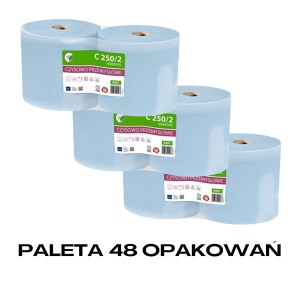 Paleta 48 opakowań - Czyściwo LAMIX C Ellis Ecoline 250/2 niebieski 0987