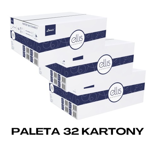 Paleta 32 kartony -Ręcznik składany celulozowy LAMIX V Ellis Professional 3000.jpg