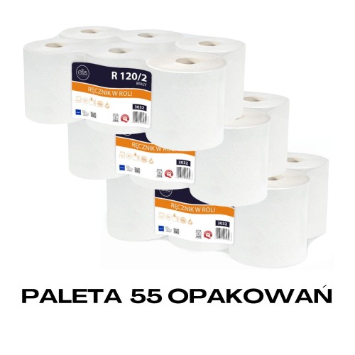 Paleta 55 opakowań Ręcznik w roli celulozowy LAMIX R Ellis Professional 120 2.jpg