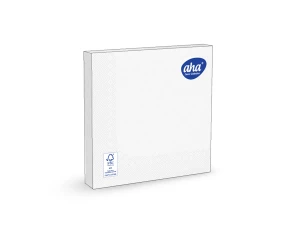 Serwetki AHA białe 33x33 cm 3w 20 szt