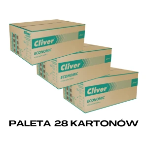 Paleta 28 kartonów-Ręcznik składany makulatura LAMIX V Cliver Economic 4000 - zielony 2240