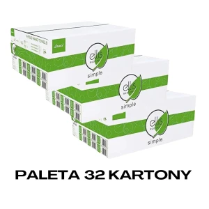 Paleta  32 kartony -Ręcznik składany makulaturowy Lamix V Ellis Ecoline Simple 3000 l. Biała 2899