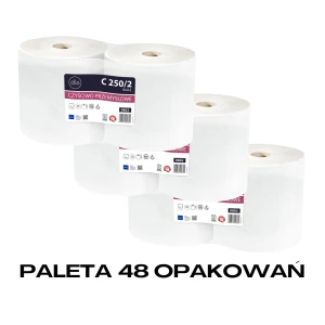 Paleta 48 opakowań - Czyściwo celulozowe LAMIX C Ellis Proffesional 250/2- biały 0802